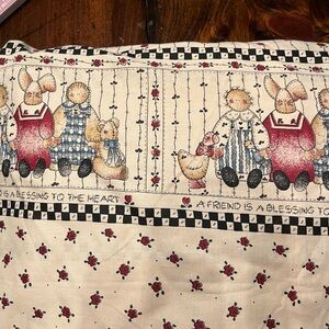 Charming Country Folk Art fabric